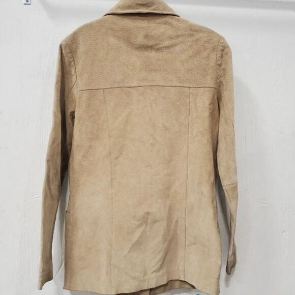 Wet Seal M Vintage Suede Leather Jacket Shirt - Picture 2 of 4